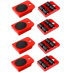 Furniture Lifting Moving Wheel - Heavy Duty Pads Easy and Safe Moving Slider Tools for Shifting Washing Machines, Fridge, Sofa and Wardrobes | Max Load 150KG/331LBS Only Wheel Pad, Pack of 4 GenzVybs